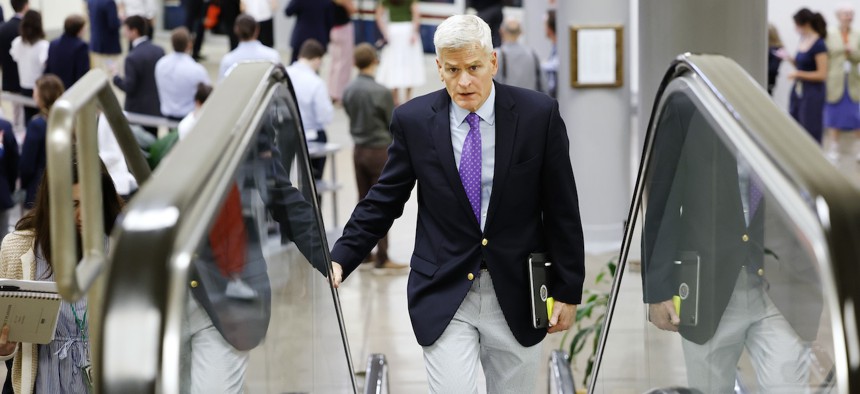 A press release announcing the bills introduced last week by Sen. Bill Cassidy, R-La., described the current pay and pension systems as “unfair bonuses in retirement.”